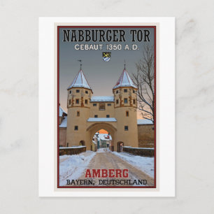 Amberg - Nabburger Tor Postcard
