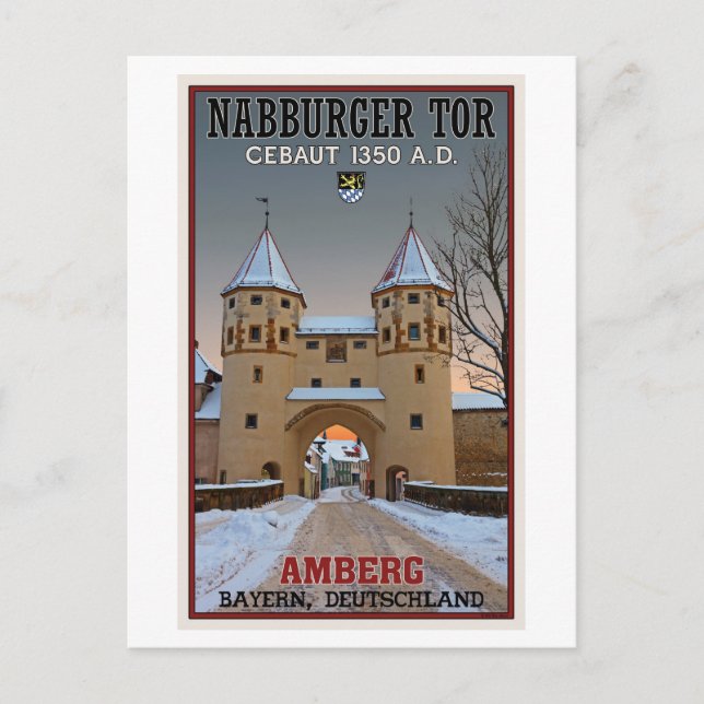Amberg - Nabburger Tor Postcard (Front)