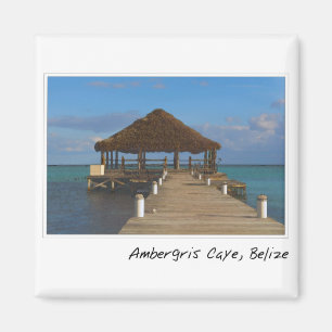 Ambergris Caye Belise Travel Destination Magnet