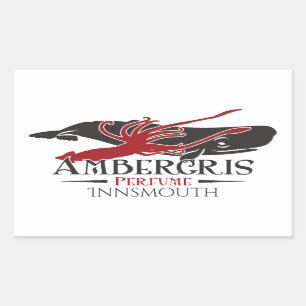 Ambergris Sperm Whale Perfume Innsmouth Rectangular Sticker