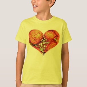 Amberina Roses Kid T-Shirt