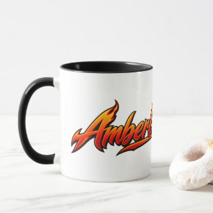 Amberlicious Fire Penguin Sunglasses Funny Mug