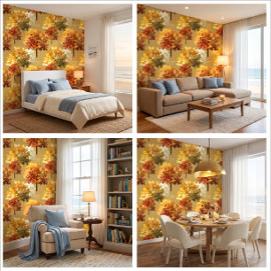 Amberwood Reverie Autumn Forest Wallpaper Decor