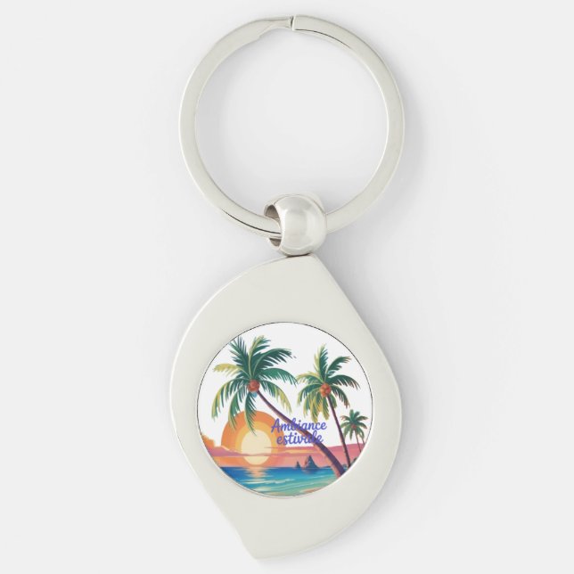 Ambiance Estivale Key Ring (Front)