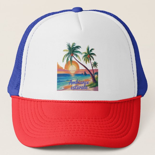 Ambiance Estivale Trucker Hat (Front)