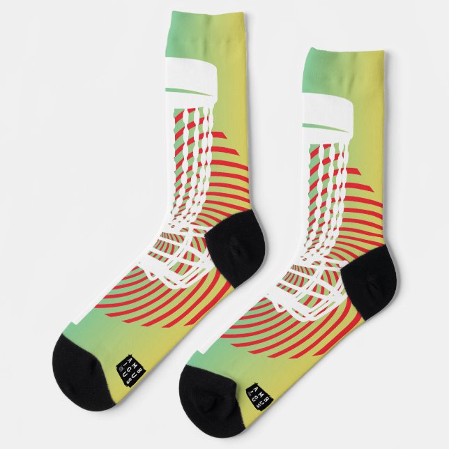 Ambiguous Disc Golf T-Shirt Socks (Left)