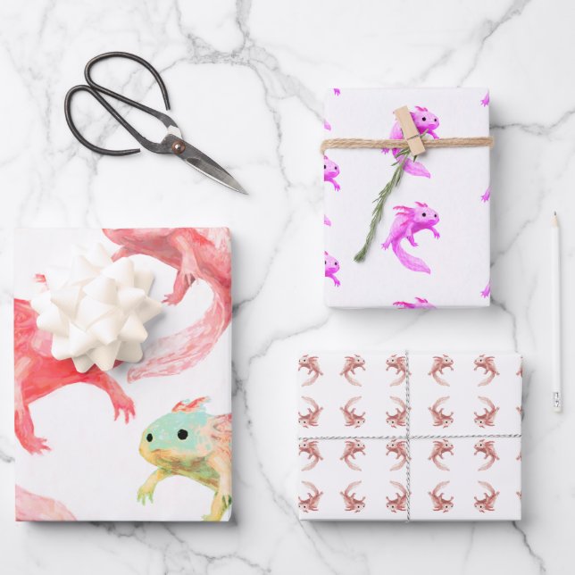 ambistoma™ wrapping paper sheet (Front)