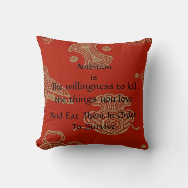 Ambition! Cushion (Front)