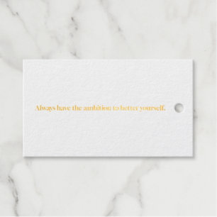 Ambition Foil Gift Tag