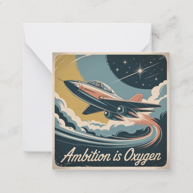 Ambition Is Oxygen Card (Front)