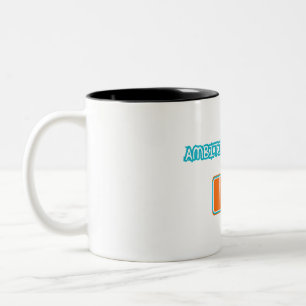 Ambition Loading… 10%   Motivational Battery Low F Two-Tone Coffee Mug