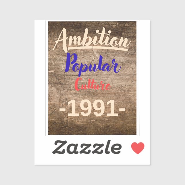 Ambition: Popular Culture (Sheet)