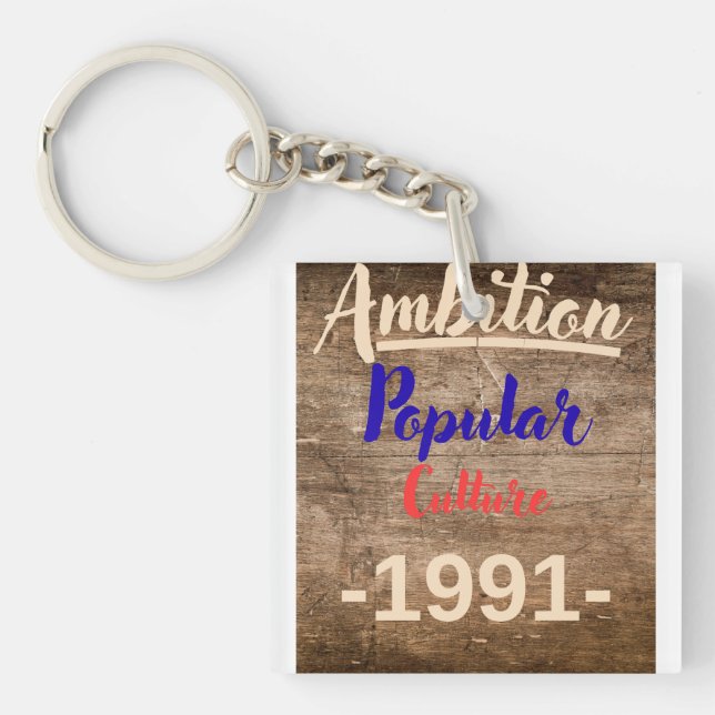 Ambition: Popular Culture Key Ring (Front)