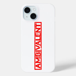 Ambivalent Stamp iPhone 15 Case