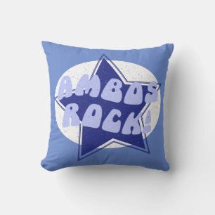 Ambos Rock Funny Blue Ambulance Driver Cushion