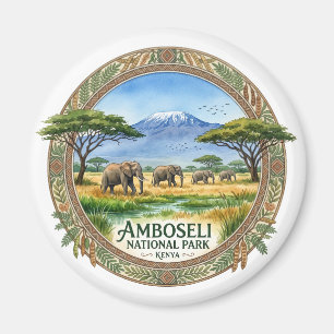 Amboseli National Park Loitokitok Kenya Magnet