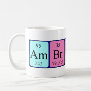 Ambroise periodic table name mug