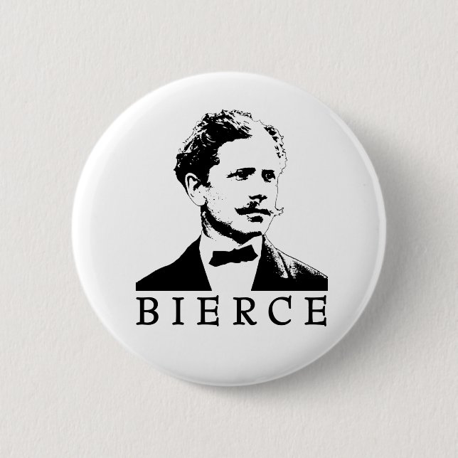 Ambrose Bierce 6 Cm Round Badge (Front)