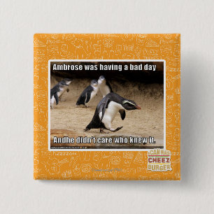 Ambrose was having a bad day 15 cm square badge