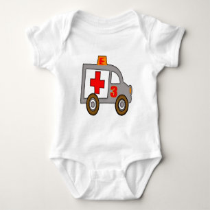 Ambulance 3rd Birthday Gifts Baby Bodysuit
