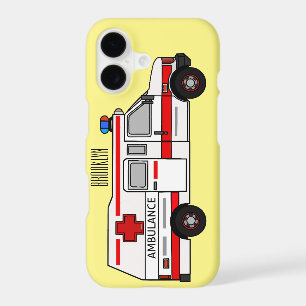Ambulance cartoon illustration