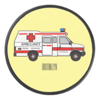 Ambulance cartoon illustration