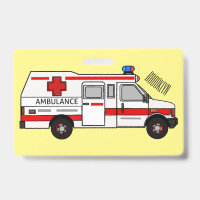 Ambulance cartoon illustration