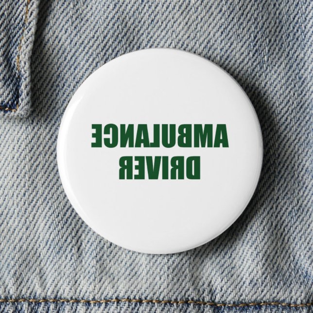 Ambulance Driver 6 Cm Round Badge (Creator Uploaded)