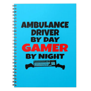 Ambulance Driver Gamer Notebook