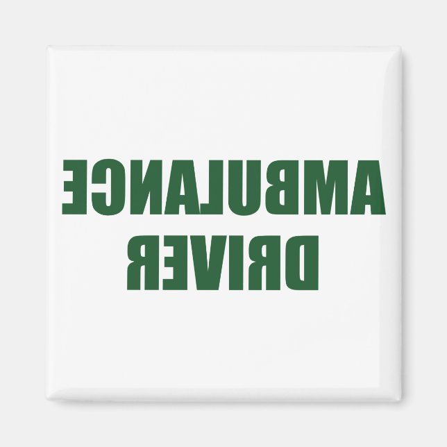 Ambulance Driver Magnet (Front)