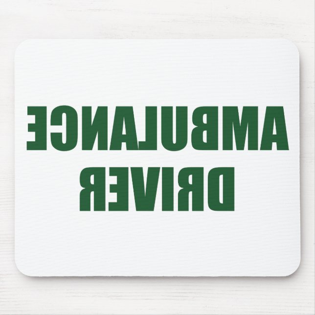 Ambulance Driver Mouse Pad (Front)