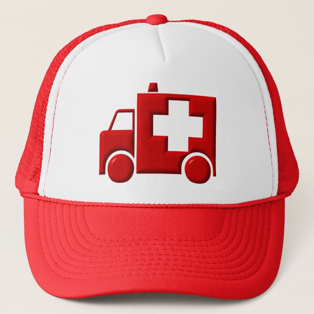 Ambulance / EMT Trucker Hat (Front)
