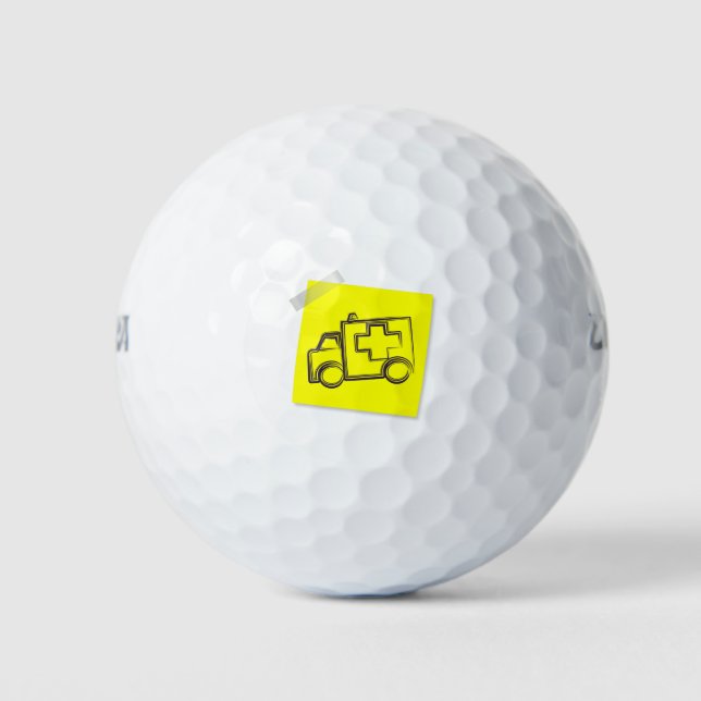 Ambulance Golf Balls (Front)