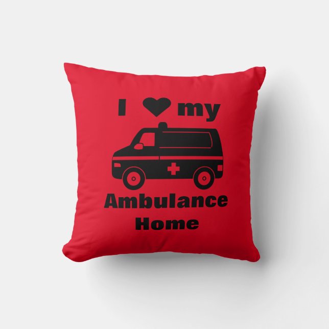 Ambulance Home  Cushion (Front)