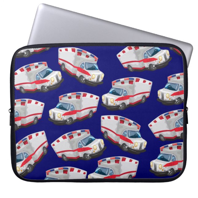 Ambulance Laptop Sleeve (Front)