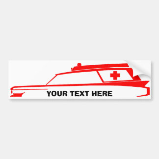 AMBULANCE Logo Bumper Sticker