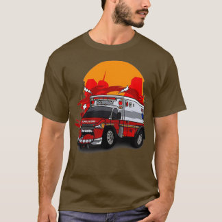 Ambulance Monster Car T-Shirt