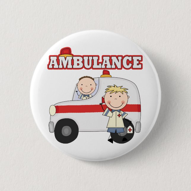 Ambulance T-shirts and Gifts 6 Cm Round Badge (Front)