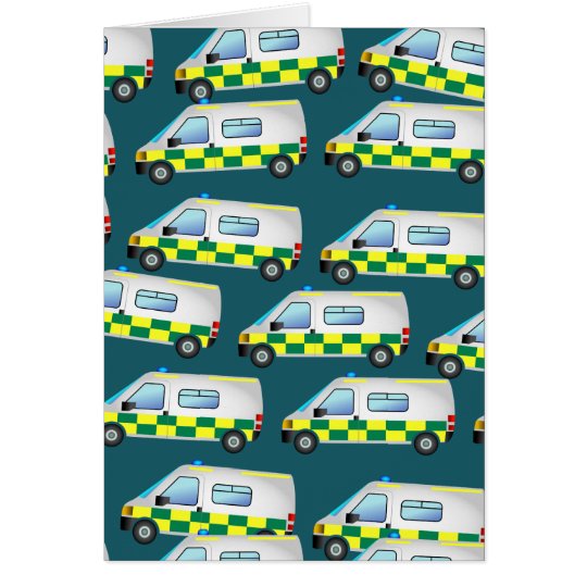 Ambulance Wallpaper Card