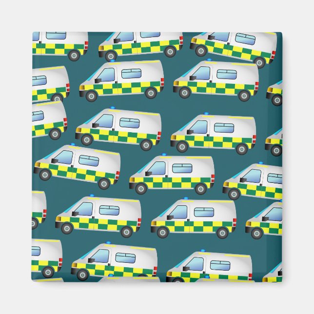 Ambulance Wallpaper Magnet (Front)