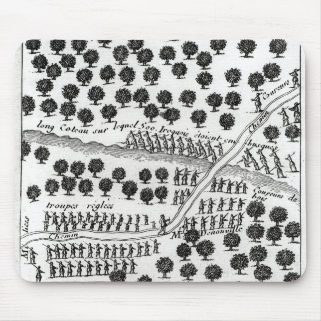 Ambush of the Iroquois Mouse Pad (Front)