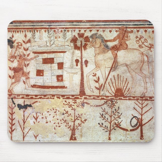 Ambush of the Trojan Prince Troilus Mouse Pad (Front)