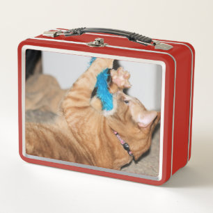 Ambush on the attack metal lunch box