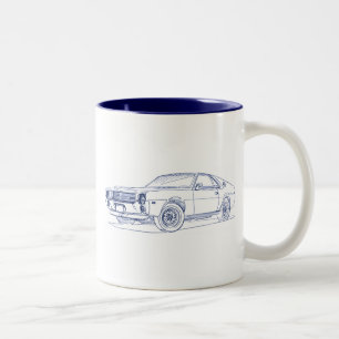 AMC AMX 390 1969 Two-Tone COFFEE MUG