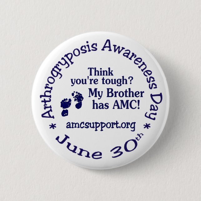 AMC Awareness Day Pin - Tough Brother (Front)