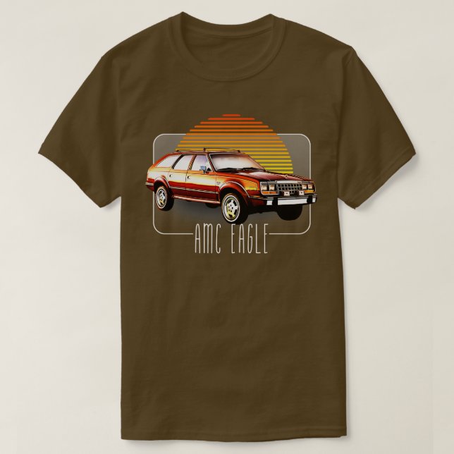 AMC Eagle Retro Classic  Lover Design T-Shirt (Design Front)