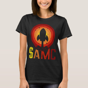 $AMC Funny Stocks Rocket Stonk Trading T-Shirt