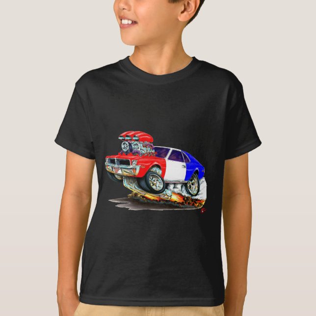 AMC Javelin RedWhiteBlue Car T-Shirt (Front)