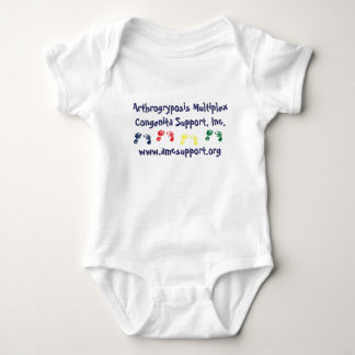 AMCSI blue letter onsie Baby Bodysuit