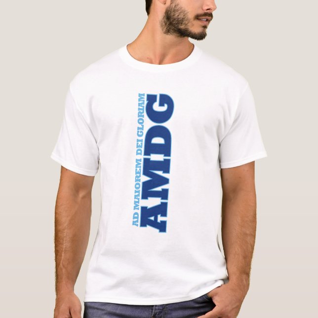 AMDG - Ad Maiorem Dei Gloriam T-Shirt (Front)
